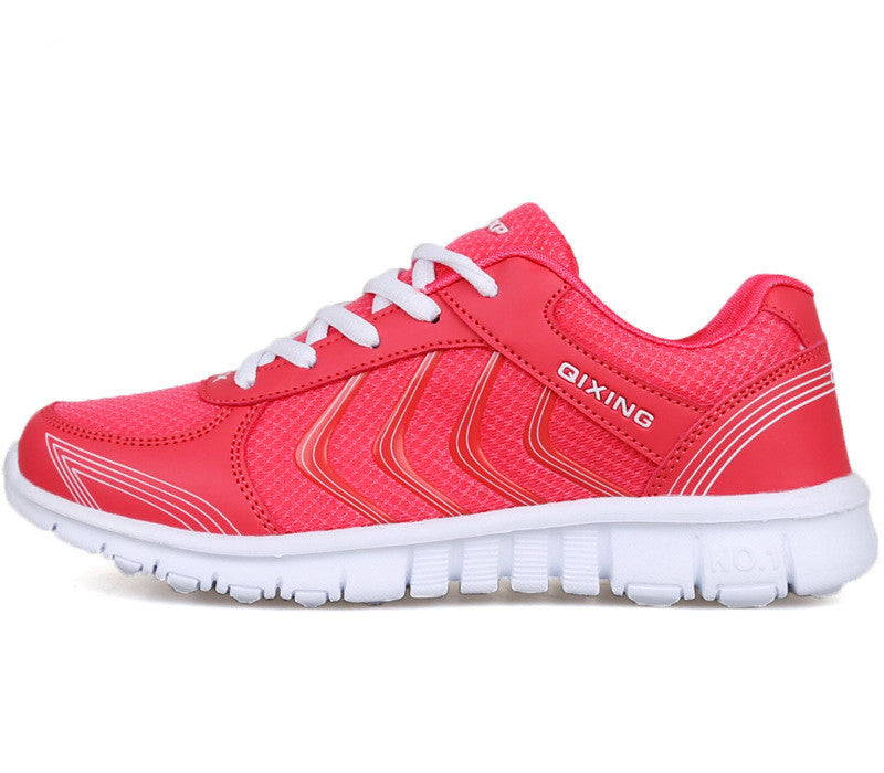 Small White Shoes Women'S Leisure Sports Shoes Light Breathable Mesh Running Shoes