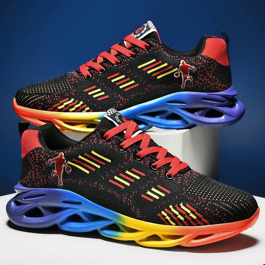 Children's sports breathable net shoes