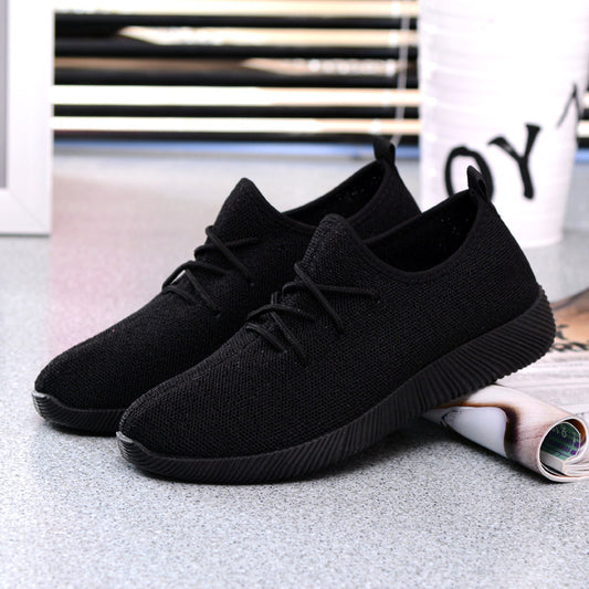 Solid color student old Beijing cloth shoes