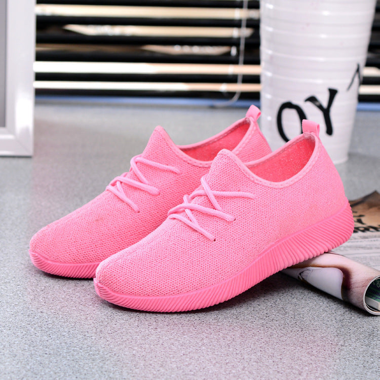 Solid color student old Beijing cloth shoes