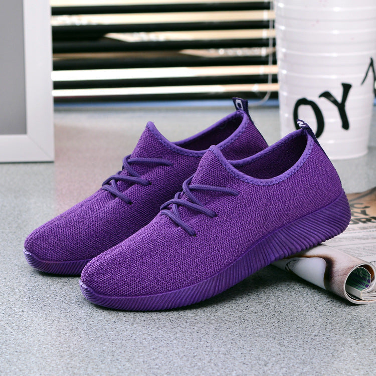 Solid color student old Beijing cloth shoes