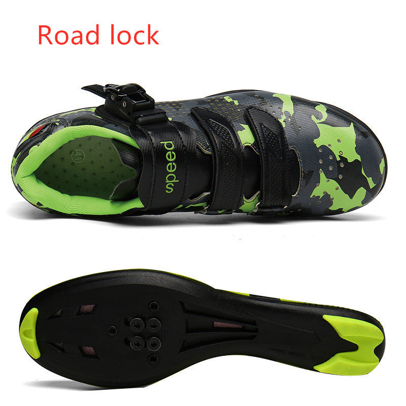 Lock shoes cycling shoes