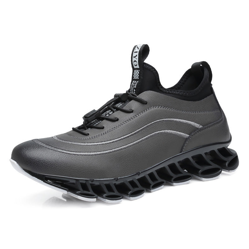 Leather blade sports shoes running shoes