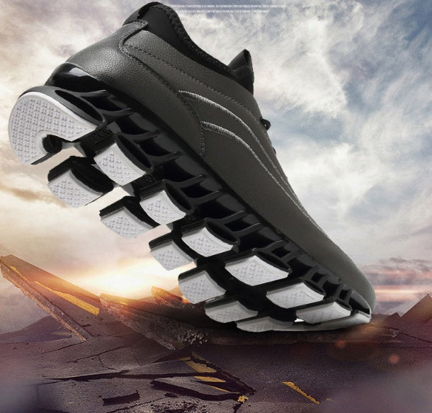 Leather blade sports shoes running shoes