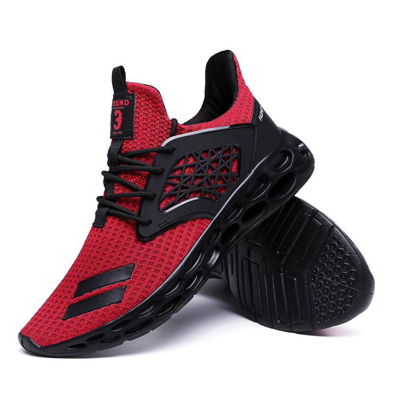 Fly weave breathable mesh sports shoes