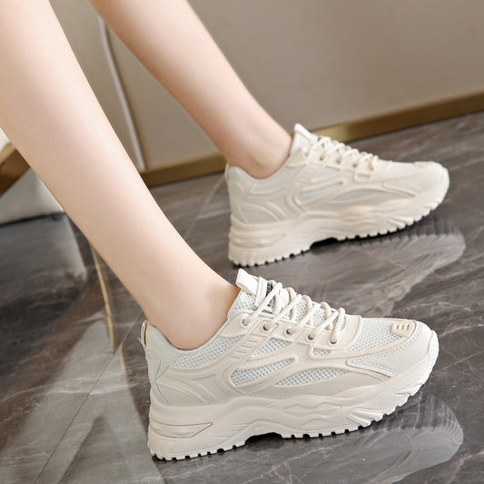 Women's New Fashionable Casual Sneaker Comfortable Running White Shoes